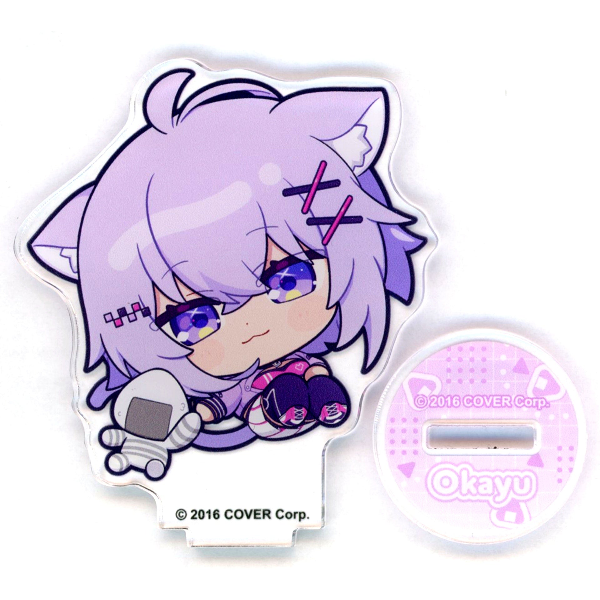 Nekomata Okayu Mini Character Acrylic Stand Virtual YouTuber hololive hololive GAMERS fes. Cho Cho Cho Cho Gamers 2 Lottery with Prize [USED]