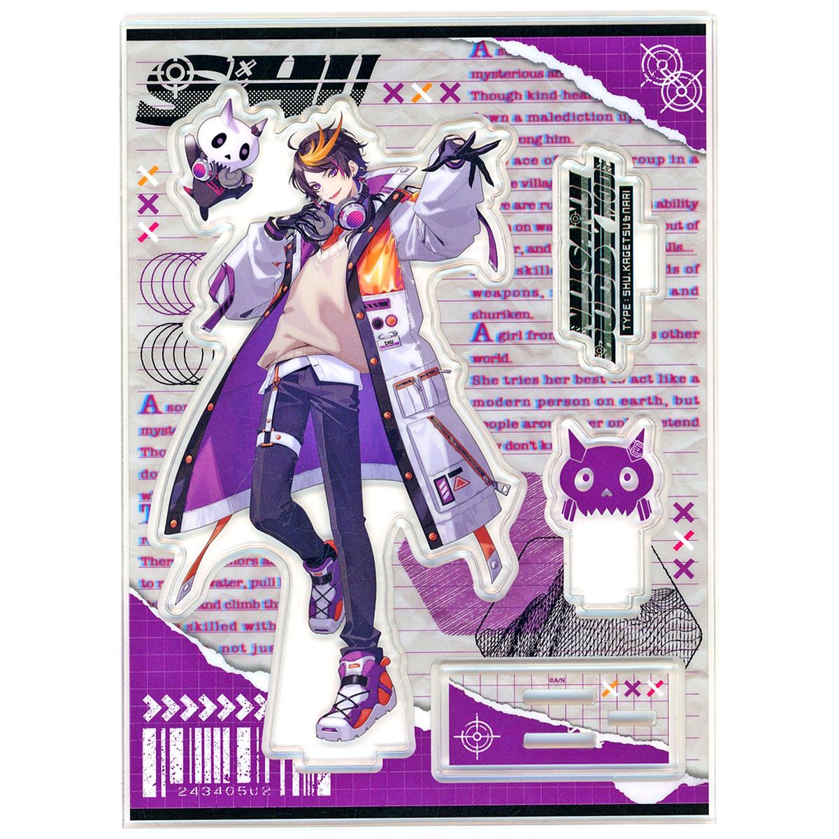 Shu Yamino Virtual YouTuber Nijisanji NIJISANJI Buddy Mode Type Acrylic Stand [USED]
