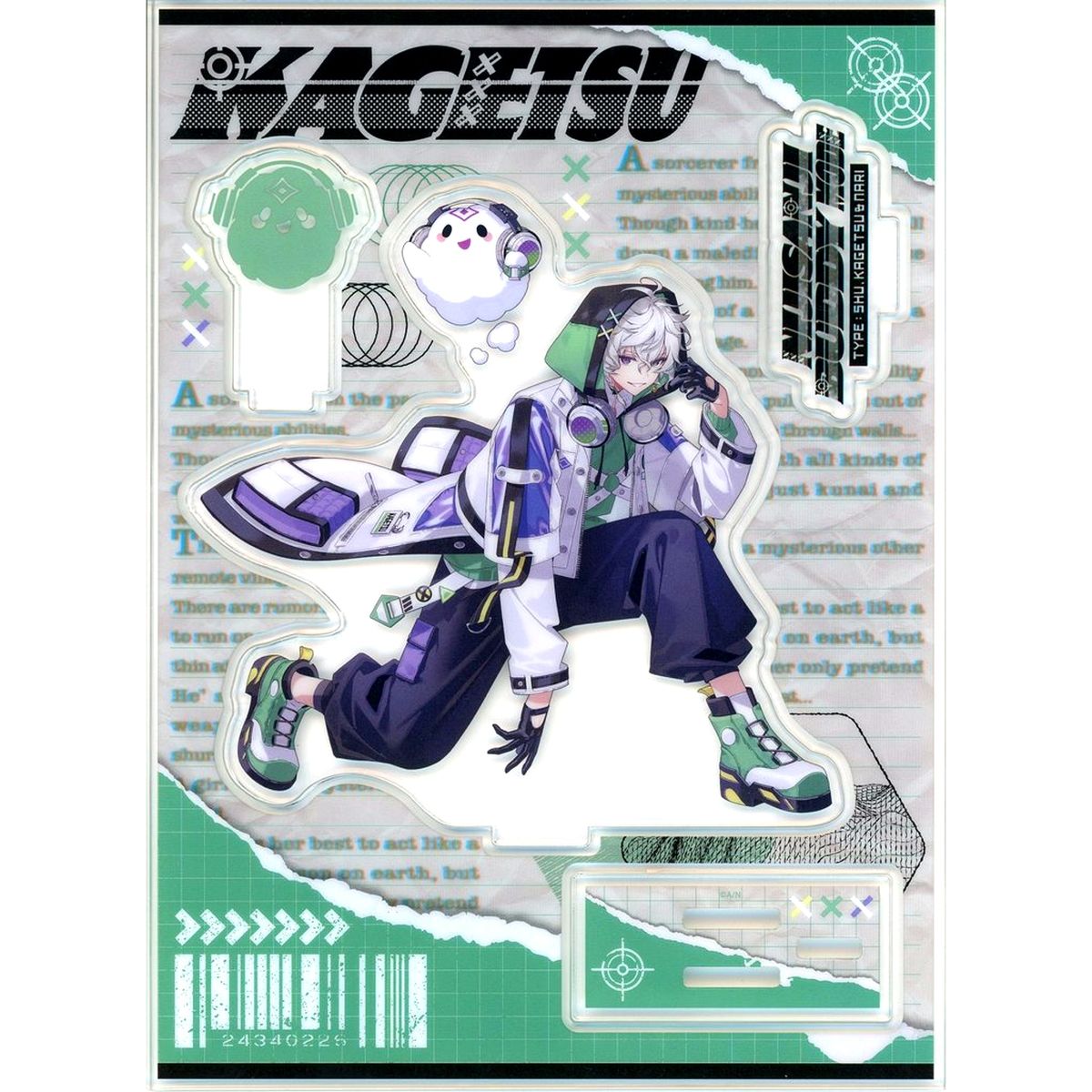 Murakumo Kagetsu Virtual YouTuber Nijisanji Acrylic Stand NIJISANJI Buddy Mode Type [USED]