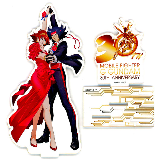 Domon Kasshu & Rain Mikamura Mobile Fighter G Gundam Acrylic Stand [USED]