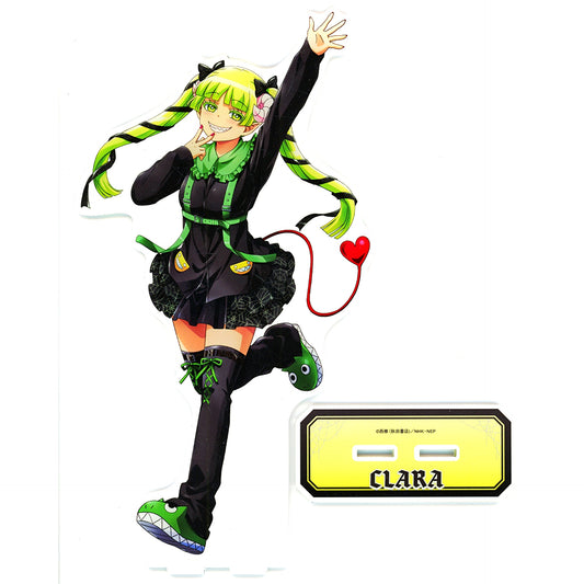 Clara Valac Illustration Black Outfit Ver. Extra Large Acrylic Stand Welcome to Demon School! Iruma-kun POP UP SHOP in TOWER RECORDS Vol.2 [USED]