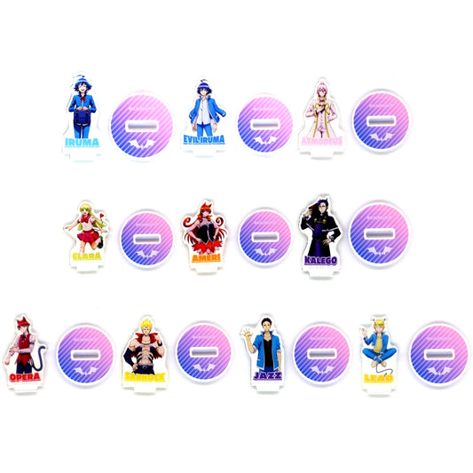 Set of 10 Welcome to Demon School! Iruma-kun POP UP SHOP in TOWER RECORDS Vol.2 Trading Mini Acrylic Stand [USED]