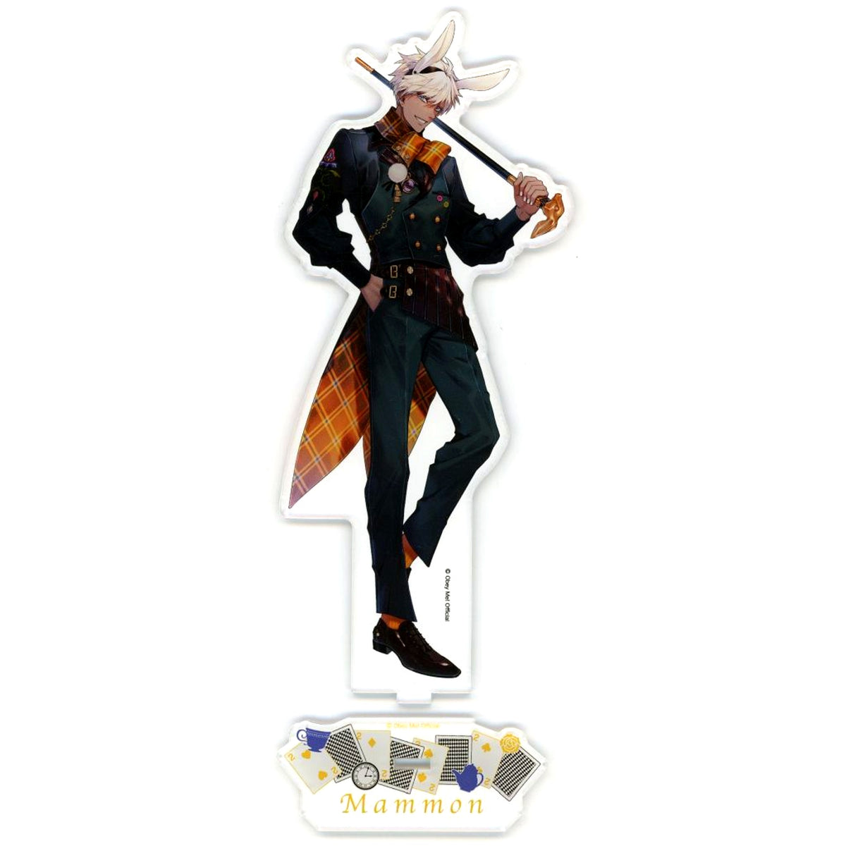 Mammon C-2 Prize Obey Me! DMM Scratch! Scratch Part 2 Acrylic Stand [USED]