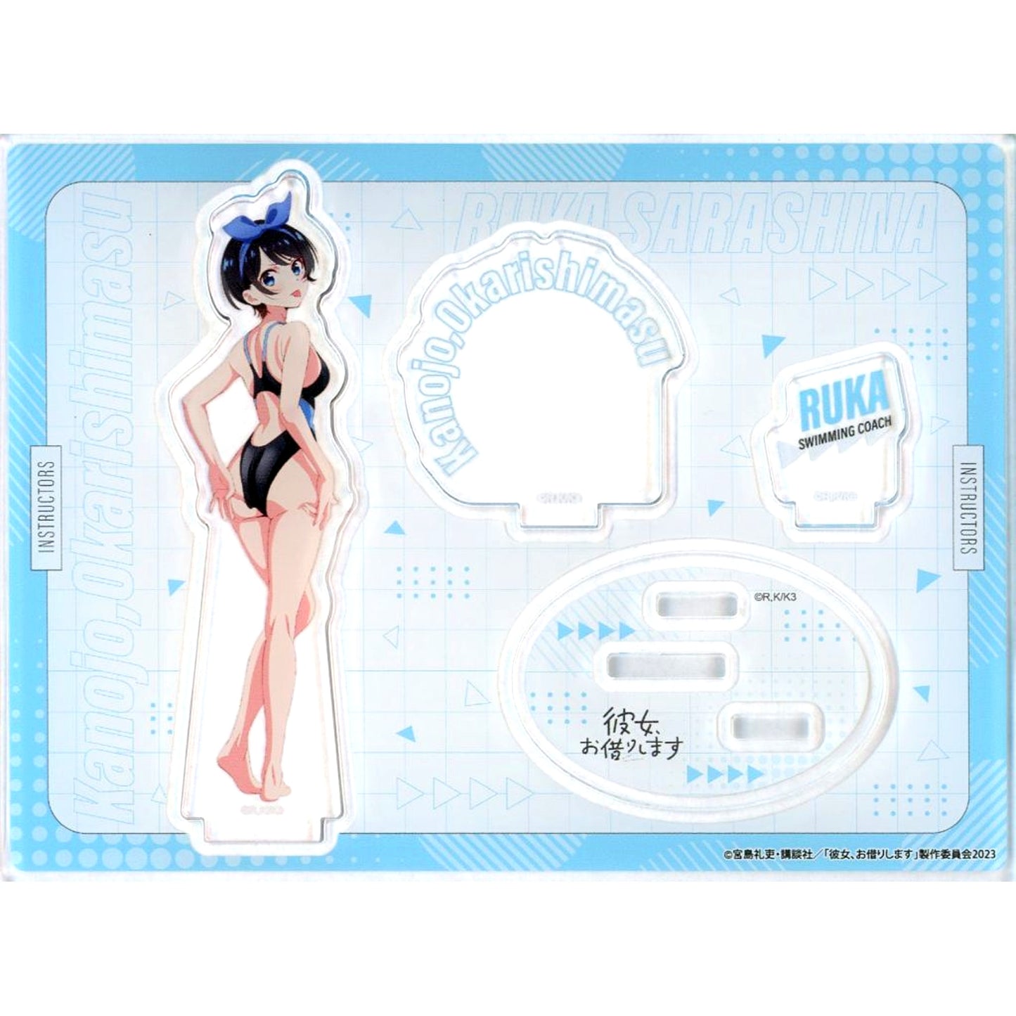 Ruka Sarashina Rent-a-Girlfriend DMM Scratch! Vol.6 C-3 Prize Acrylic Stand [USED]