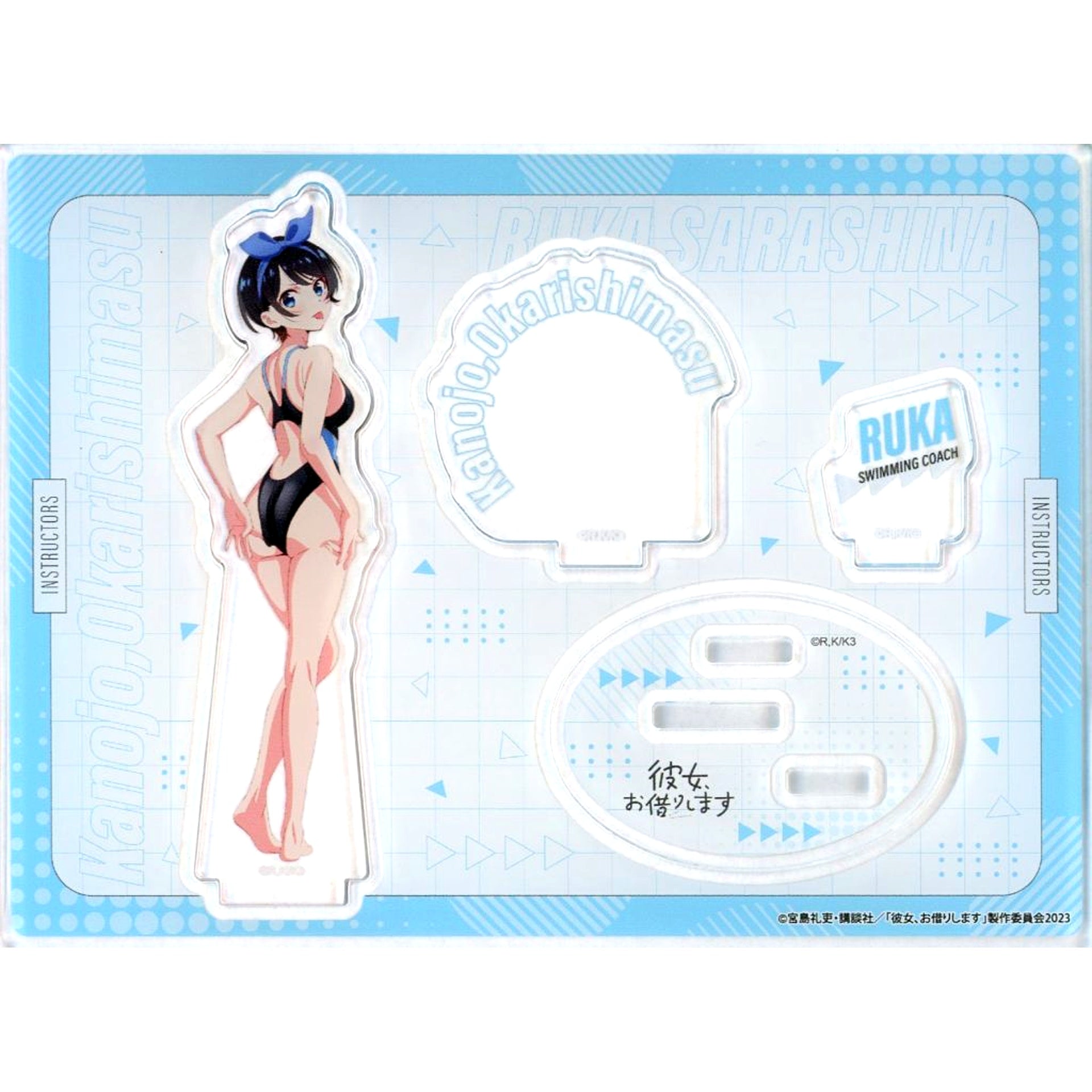 Ruka Sarashina Rent-a-Girlfriend DMM Scratch! Vol.6 C-3 Prize Acrylic Stand [USED]