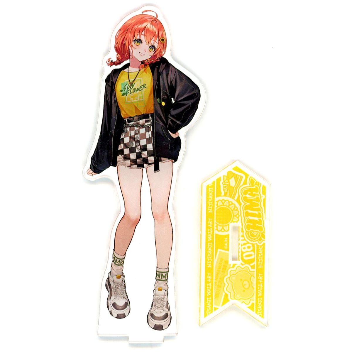 Honma Himawari Acrylic Stand DMM Scratch Virtual YouTuber Nijisanji WALL ART Scratch C-3 Prize [USED]
