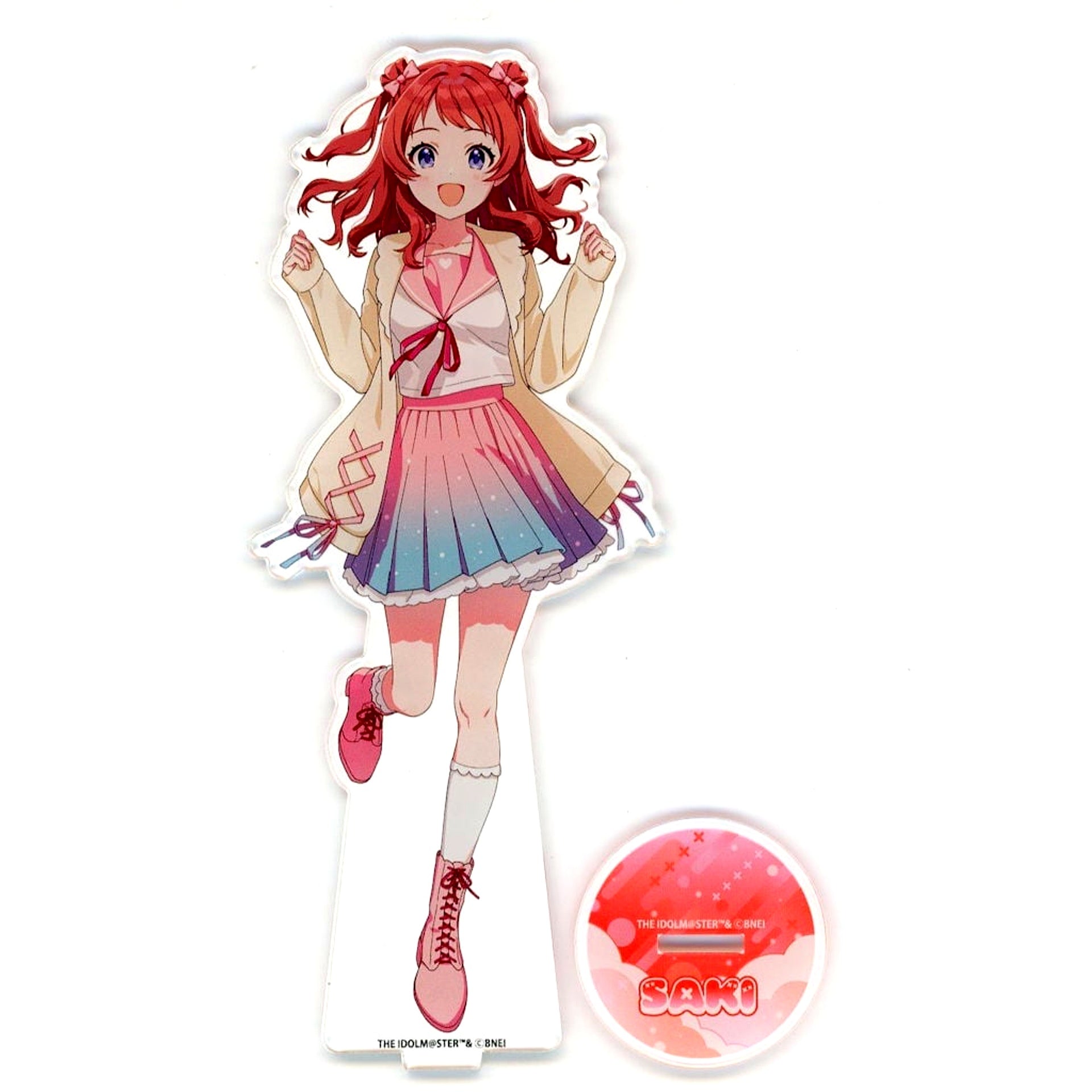 Saki Hanami Gakuen Idolmaster BIG Acrylic Stand DMM Scratch! Prize B-1 [USED]