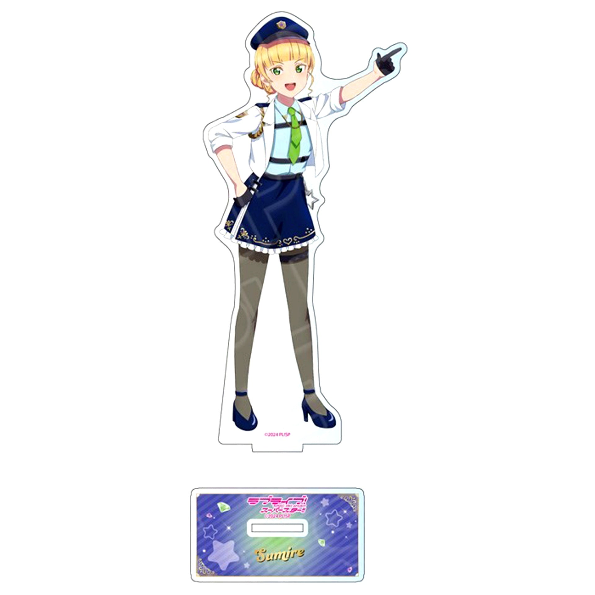 Sumire Heanna Love Live! Superstar!! Big Acrylic Stand Thief & Police POP UP SHOP [USED]