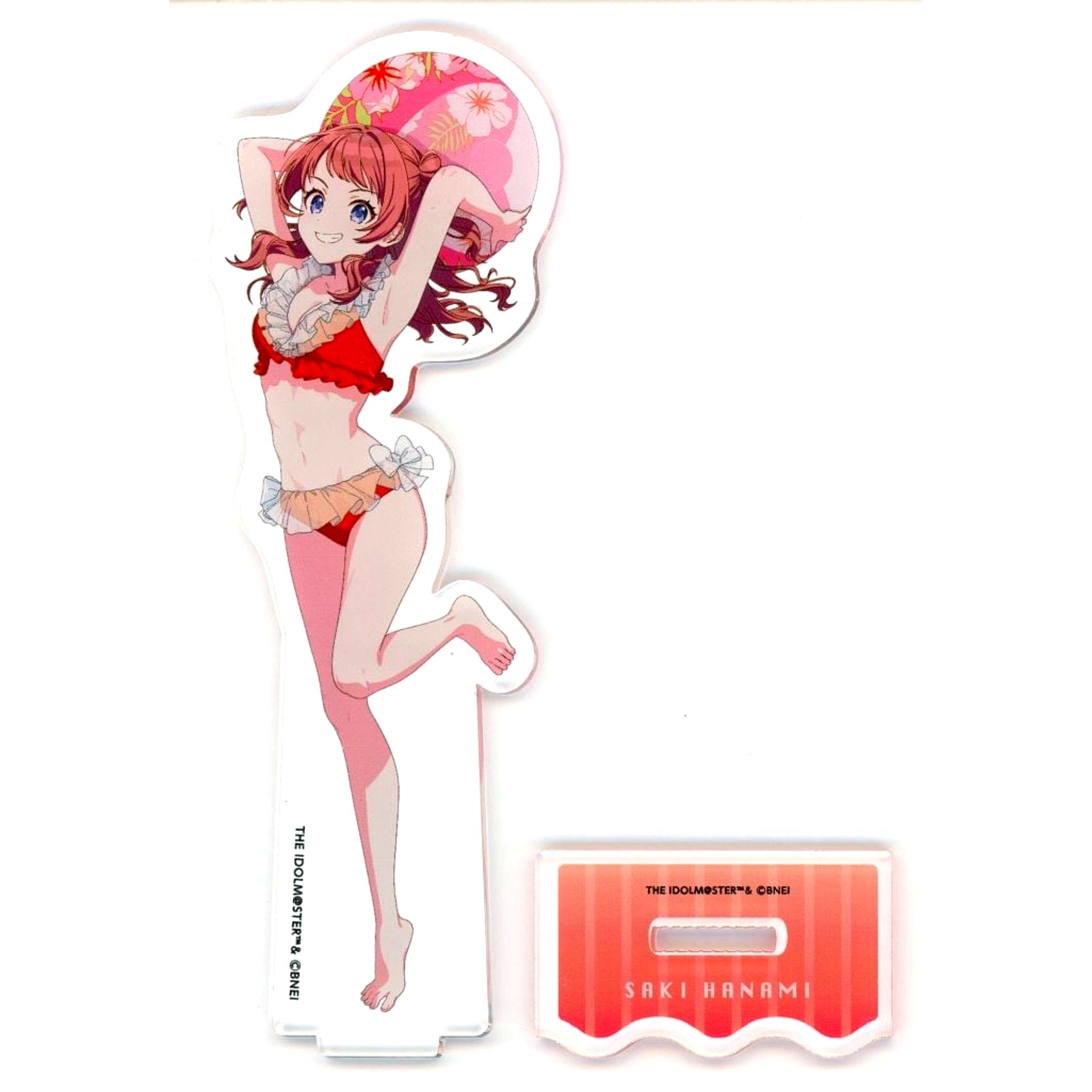 Saki Hanami Gakuen Idolmaster Life-size Style Acrylic Stand SWEETS PARADISE Beach House [USED]