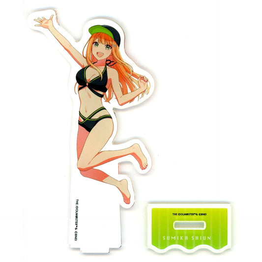 Sumika Shiun Gakuen Idolmaster in SWEETS PARADISE Umi no Ie Life-size Acrylic Stand [USED]