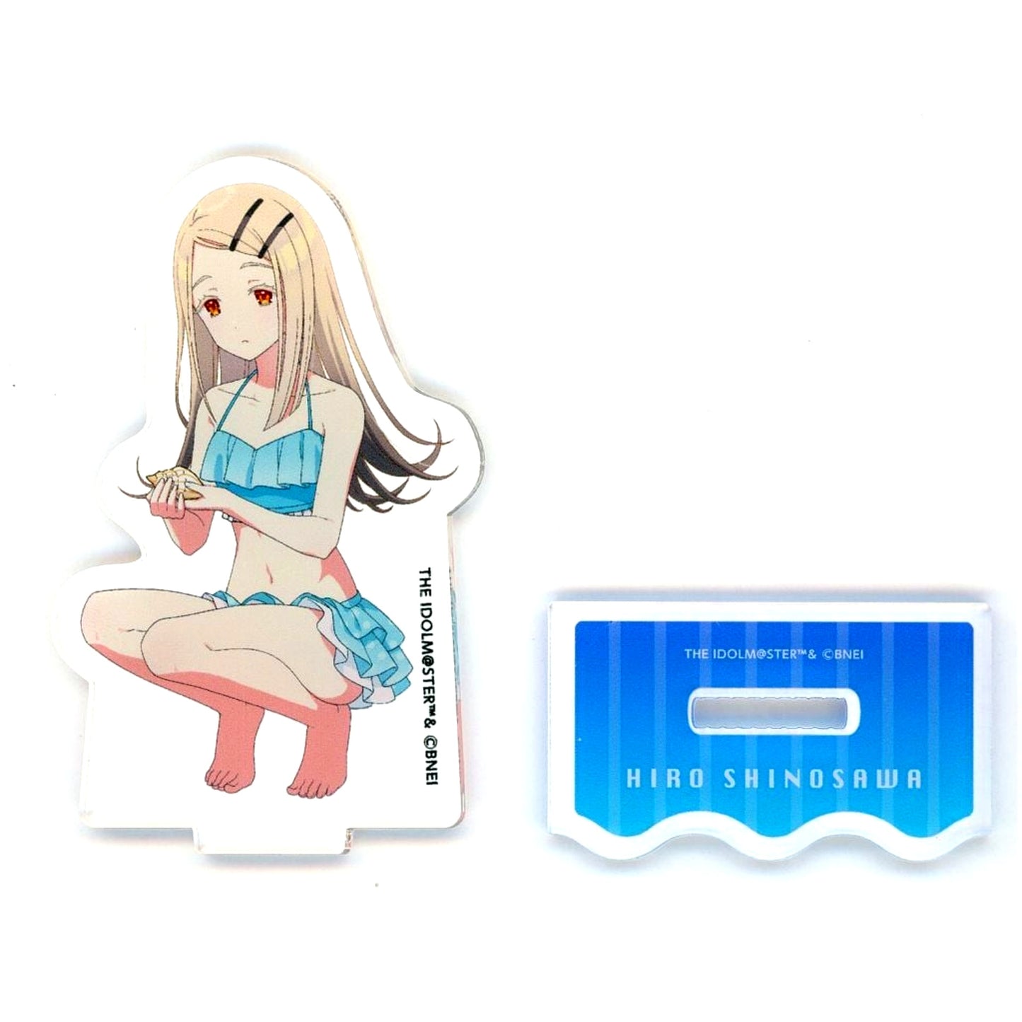 Hiro Shinosawa Gakuen Idolmaster Life-size Style Acrylic Stand SWEETS PARADISE Beach House [USED]