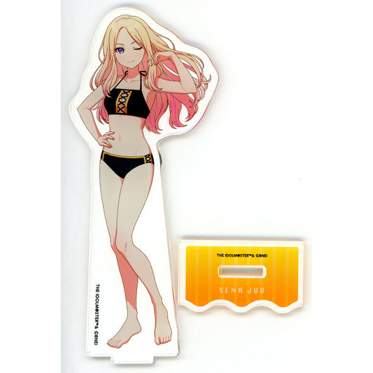 Sena Juo Life-size Acrylic Stand Gakuen iDOLM@STER SWEETS PARADISE Beach House [USED]