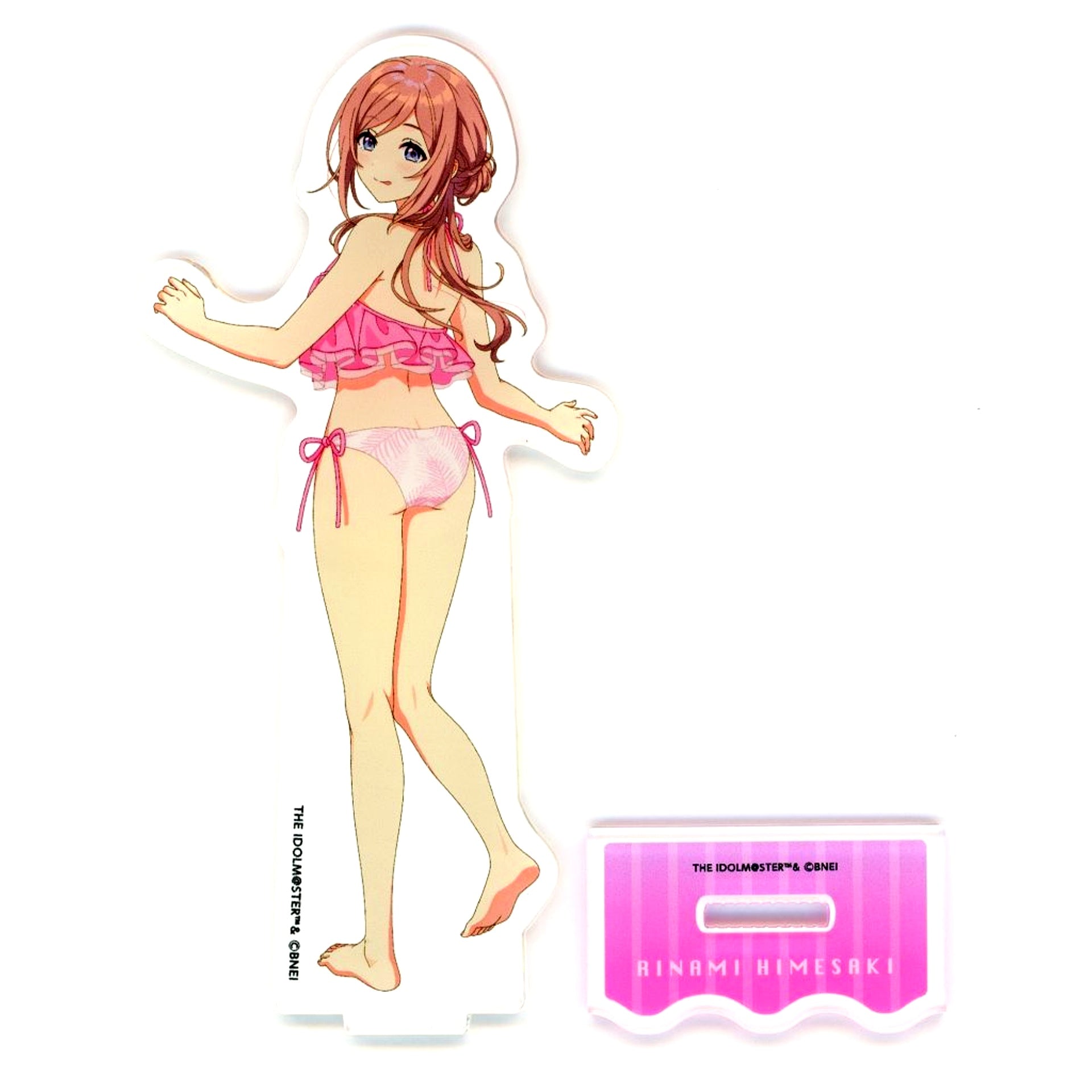 Rinami Himesaki Gakuen Idolmaster Life-size Acrylic Stand in SWEETS PARADISE Beach House [USED]