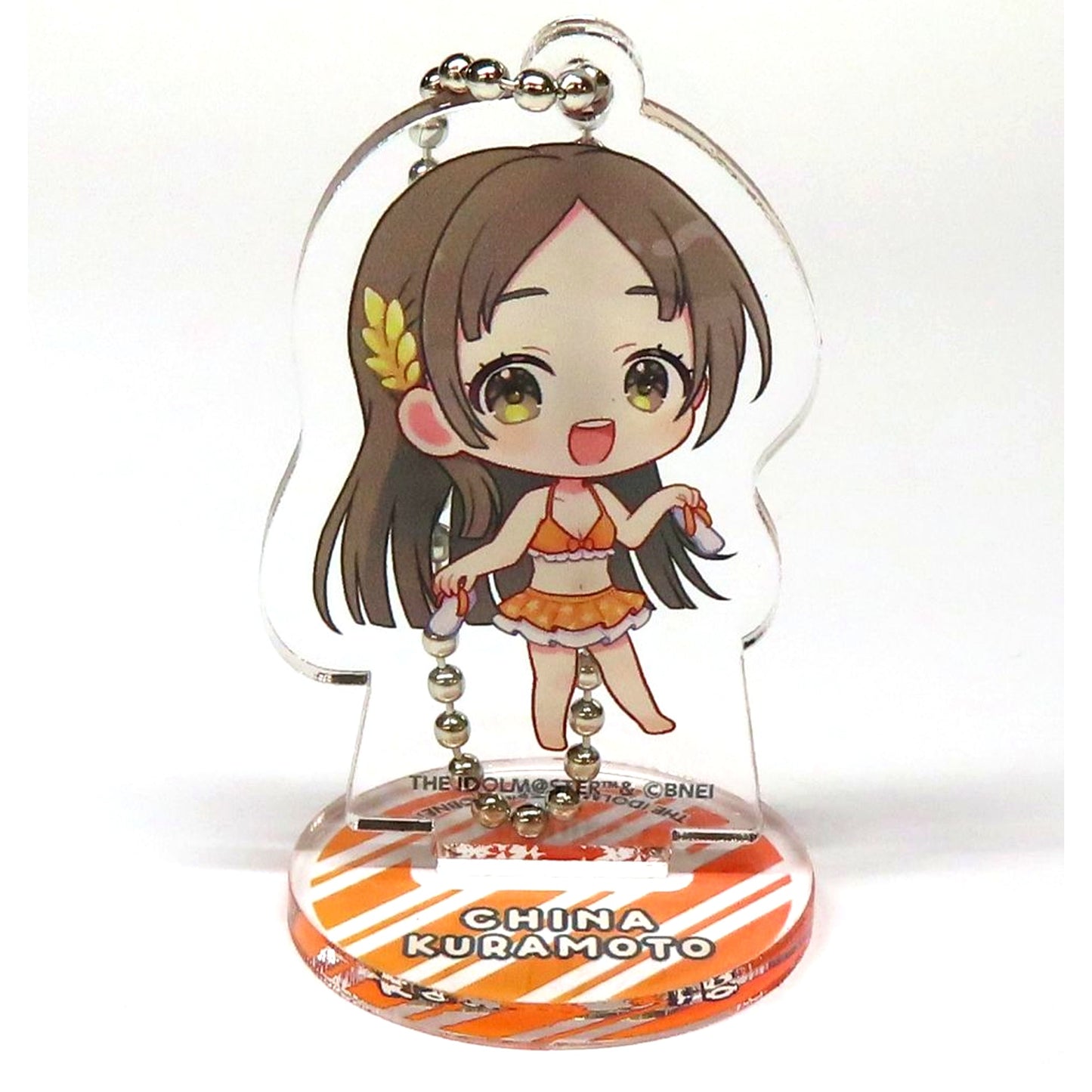 China Kuramoto Trading Acrylic Stand Keychain Gakuen Idolmaster in Sweets Paradise Beach House [USED]