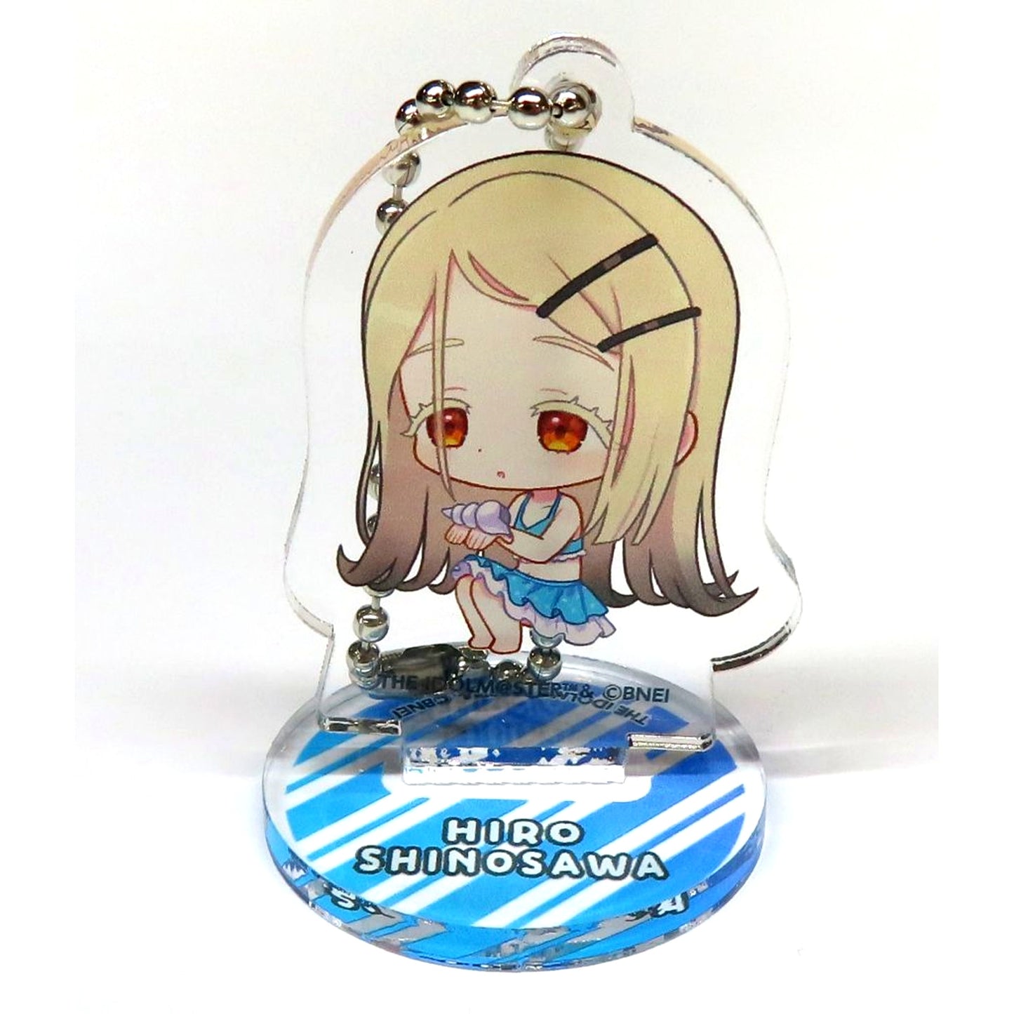Hiro Shinosawa Gakuen Idolmaster Trading Acrylic Stand Keychain in SWEETS PARADISE Beach House [USED]