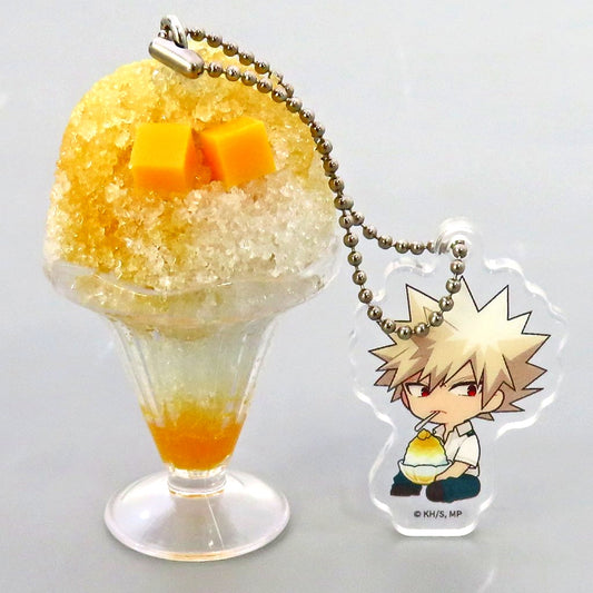 Katsuki Bakugo My Hero Academia x Sweets Paradise Beach House Trading Shaved Ice Keychain [USED]