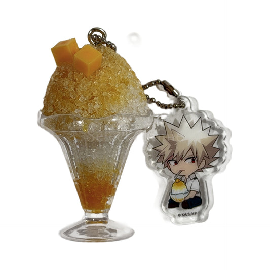 Katsuki Bakugo My Hero Academia x Sweets Paradise Beach House Trading Shaved Ice Keychain [USED]