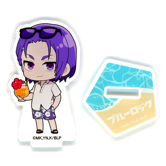 Reo Mikage Blue Lock and GALLERY Collabo Cafe Random Mini Character Acrylic Stand [USED]