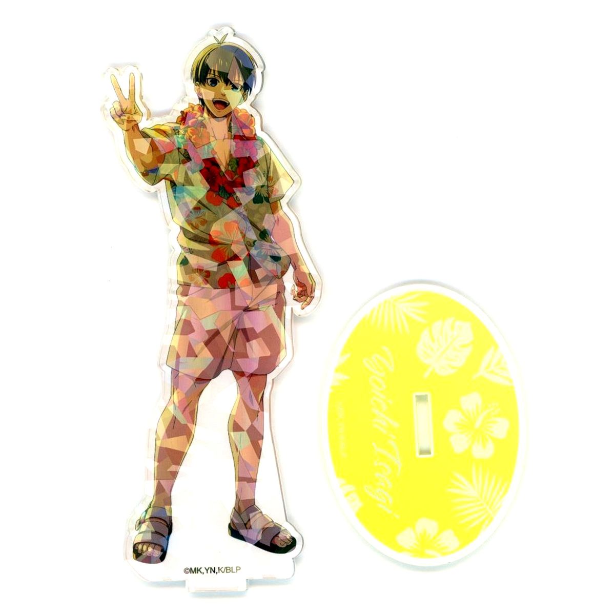 Yoichi Isagi Hologram Acrylic Stand Blue Lock x and GALLERY Collaboration Cafe [USED]