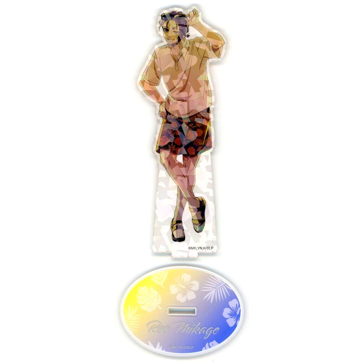 Reo Mikage Hologram Acrylic Stand Blue Lock x and GALLERY Collaboration Cafe [USED]