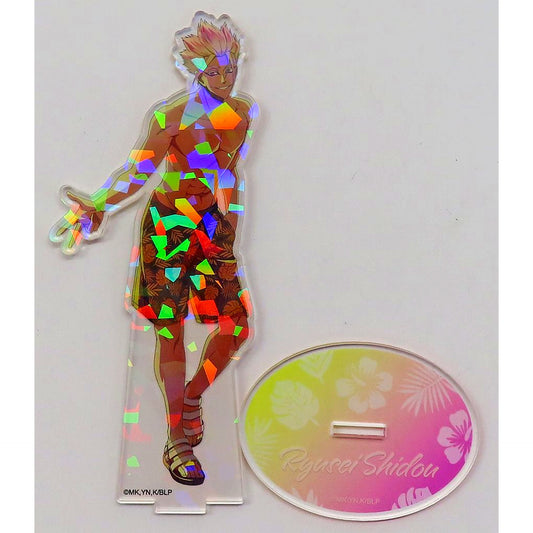 Ryusei Shidou Blue Lock x and GALLERY Collaboration Cafe Hologram Acrylic Stand [USED]