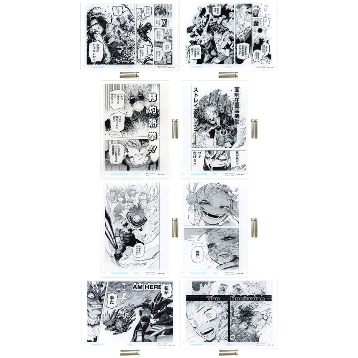My Hero Academia Toga Himiko & Others Scene.01-08 All 8 Types Set Original Art-Style Acrylic Art Vol.1 Weekly Shonen Jump Digital Ver. Subscribers Limited All Applicants Service from Climax Campaign Acrylic Item [USED]