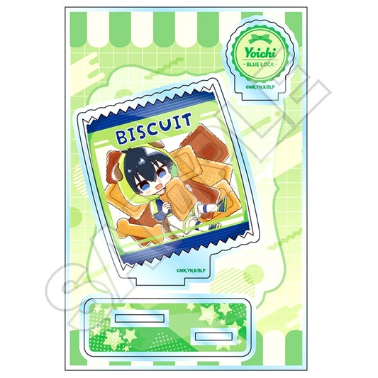 Yoichi Isagi Blue Lock Sketchu Snack Package Acrylic Stand Jr. [USED]