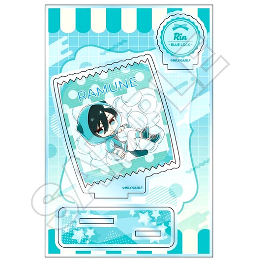 Rin Itoshi Blue Lock Sketchu Snack Package Acrylic Stand Jr. [USED]