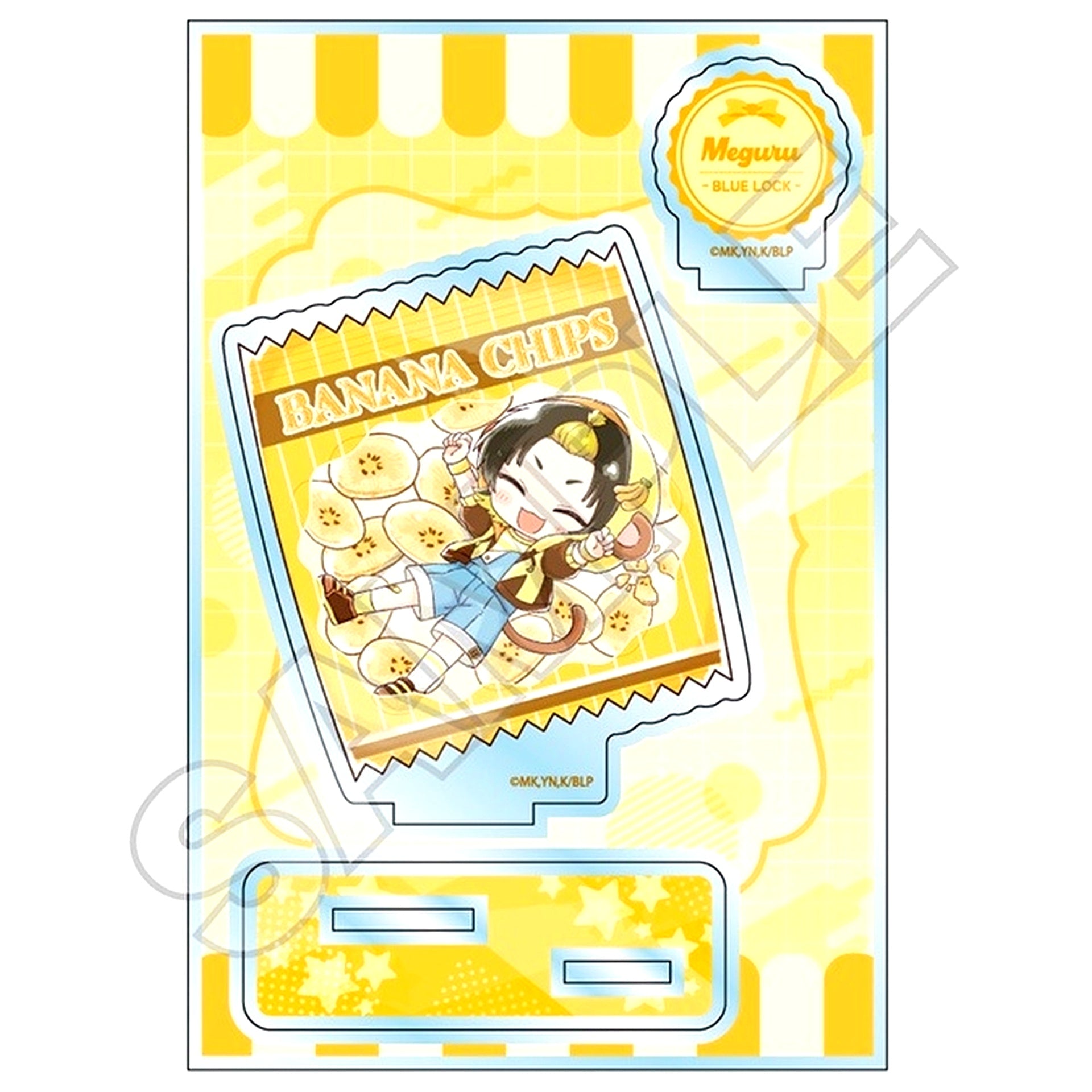 Meguru Bachira Sketchu! Snack Package Acrylic Stand Jr. Blue Lock [USED]