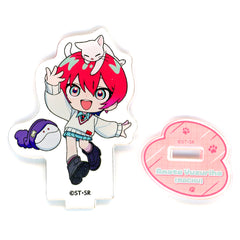 Amate Yuzuriha Machu Mobile Suit Gundam GQuuuuuuX x Karaoke Manekineko Mini Acrylic Stand [USED]