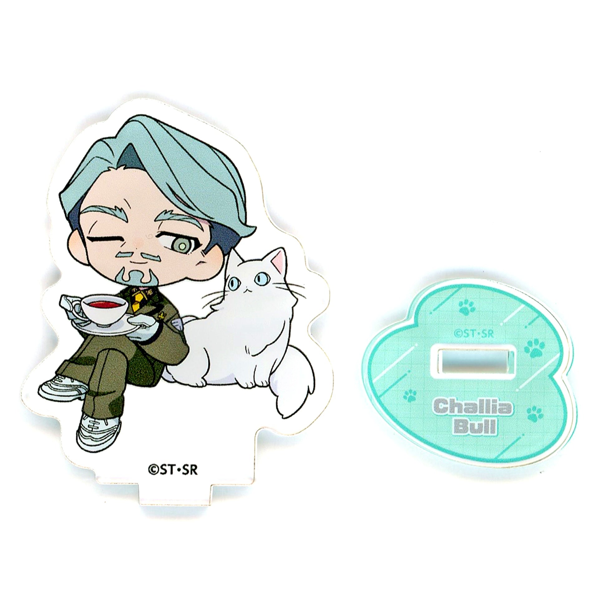 Challia Bull Mobile Suit Gundam GQuuuuuuX x Karaoke Manekineko Mini Acrylic Stand [USED]