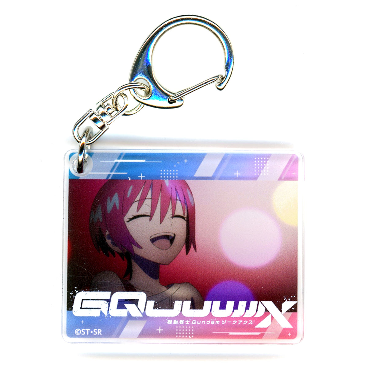 Amate Yuzuriha Machu Scene Shot Mobile Suit Gundam GQuuuuuuX Karaoke Manekineko Acrylic Keychain [USED]