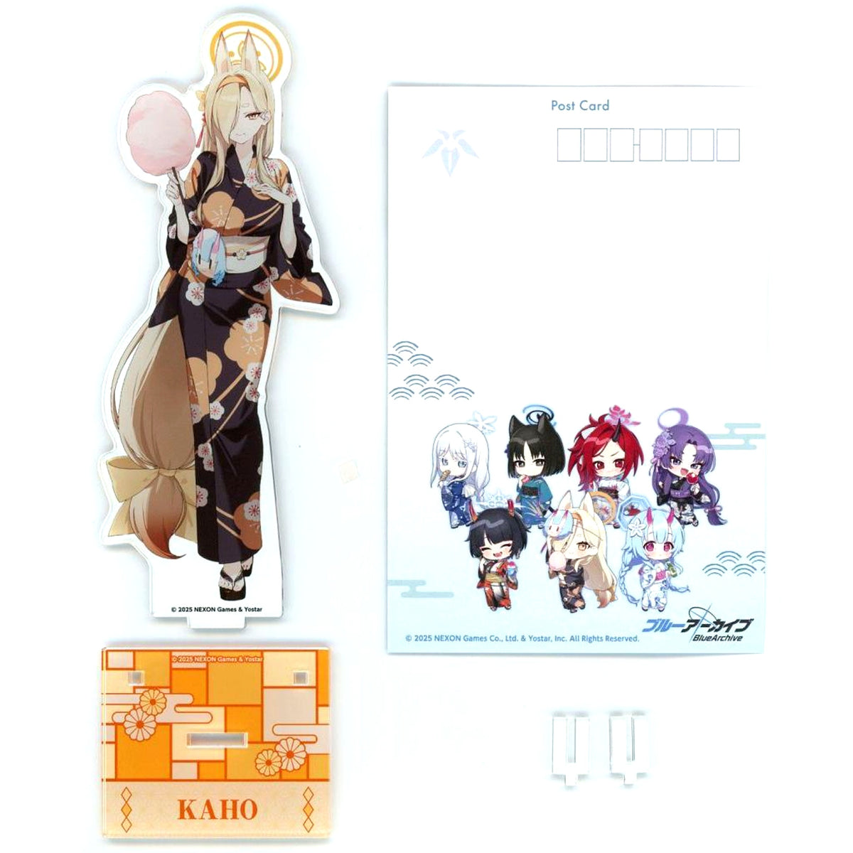 Kuwakami Kaho Postcard Acrylic Stand Blue Archive x Karaoke Manekineko Part 2 [USED]