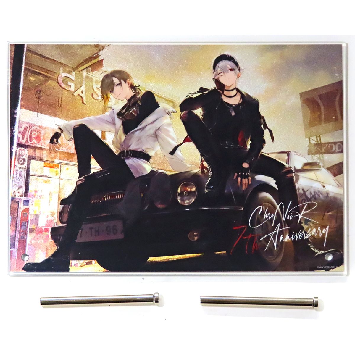 ChroNoiR Car Metallic Acrylic Panel Ver. A Virtual YouTuber Nijisanji 7th Anniversary [USED]