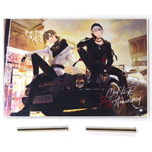 ChroNoiR Car Metallic Acrylic Panel Ver. A Virtual YouTuber Nijisanji 7th Anniversary [USED]