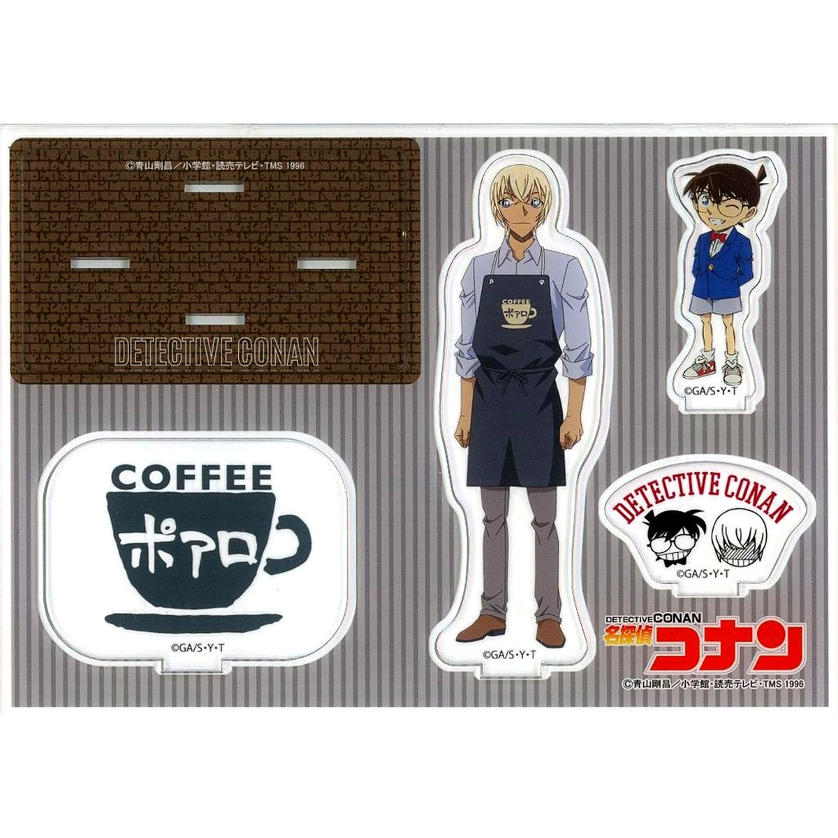 Conan Edogawa Toru Amuro Acrylic Stand Detective Conan x Shimamura Set of 6 [USED]