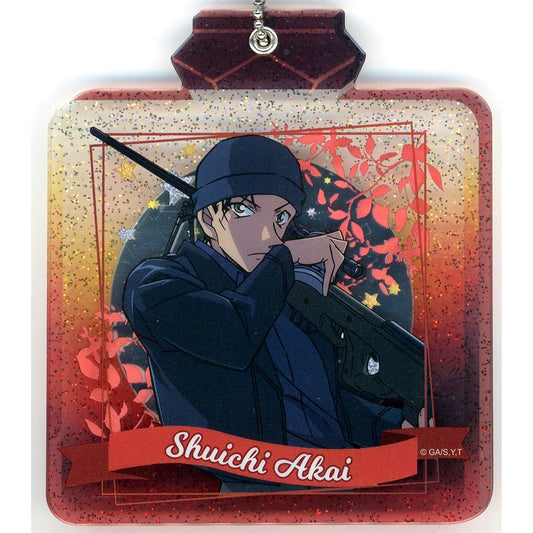 Shuichi Akai Detective Conan Acrylic Mirror Keychain China Limited [USED]
