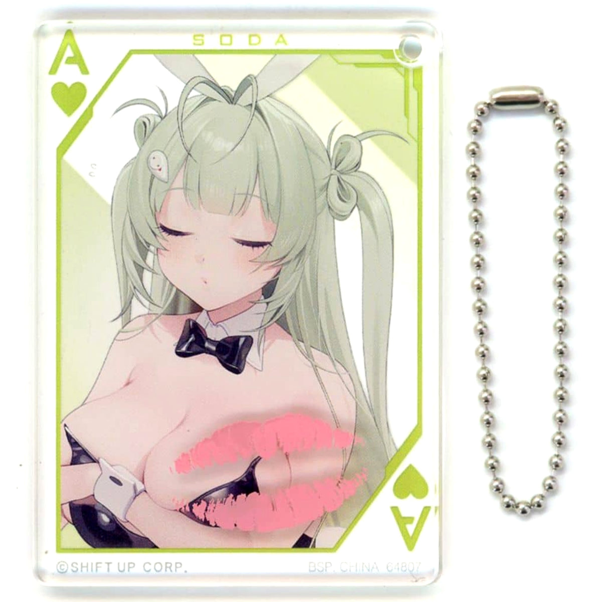 Goddess of Victory: Nikke Soda Ichiban Kuji Chapter 5 Lucky Kiss Charm Prize J Charm [USED]