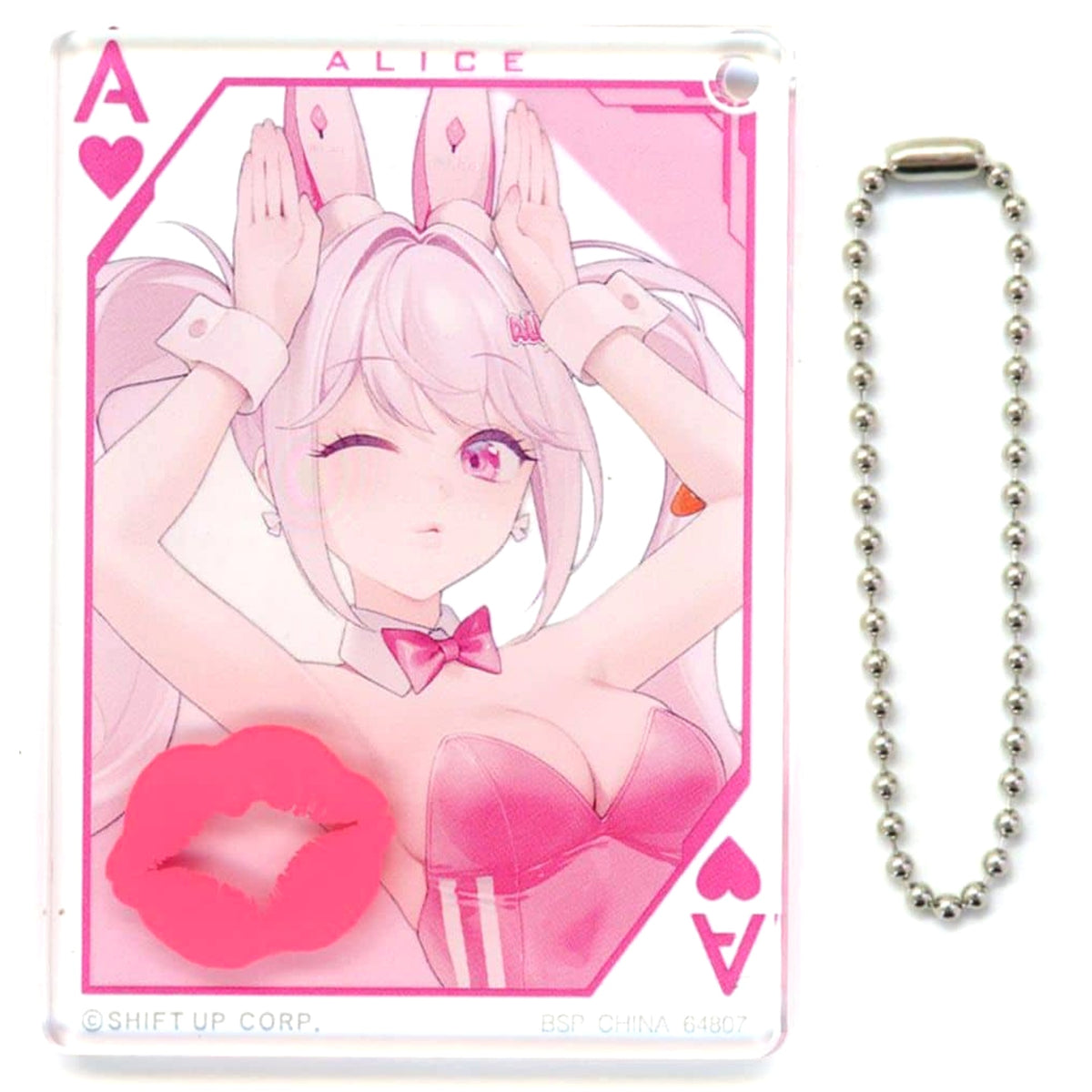 Goddess of Victory: Nikke Alice Ichiban Kuji Chapter 5 Lucky Kiss Charm Prize J Charm [USED]