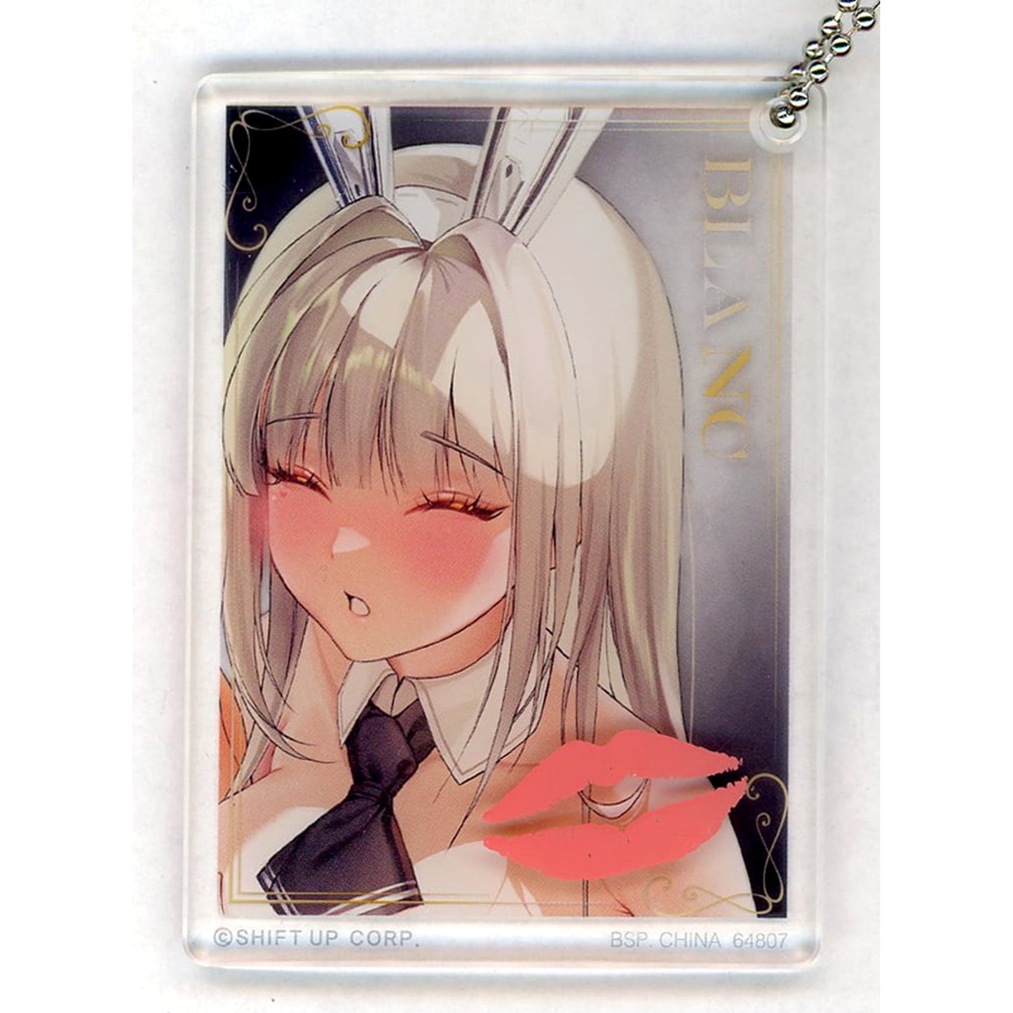 Goddess of Victory: Nikke Blanc Blushing Secret Ichiban Kuji Chapter 5 Lucky Kiss Charm Prize J [USED]