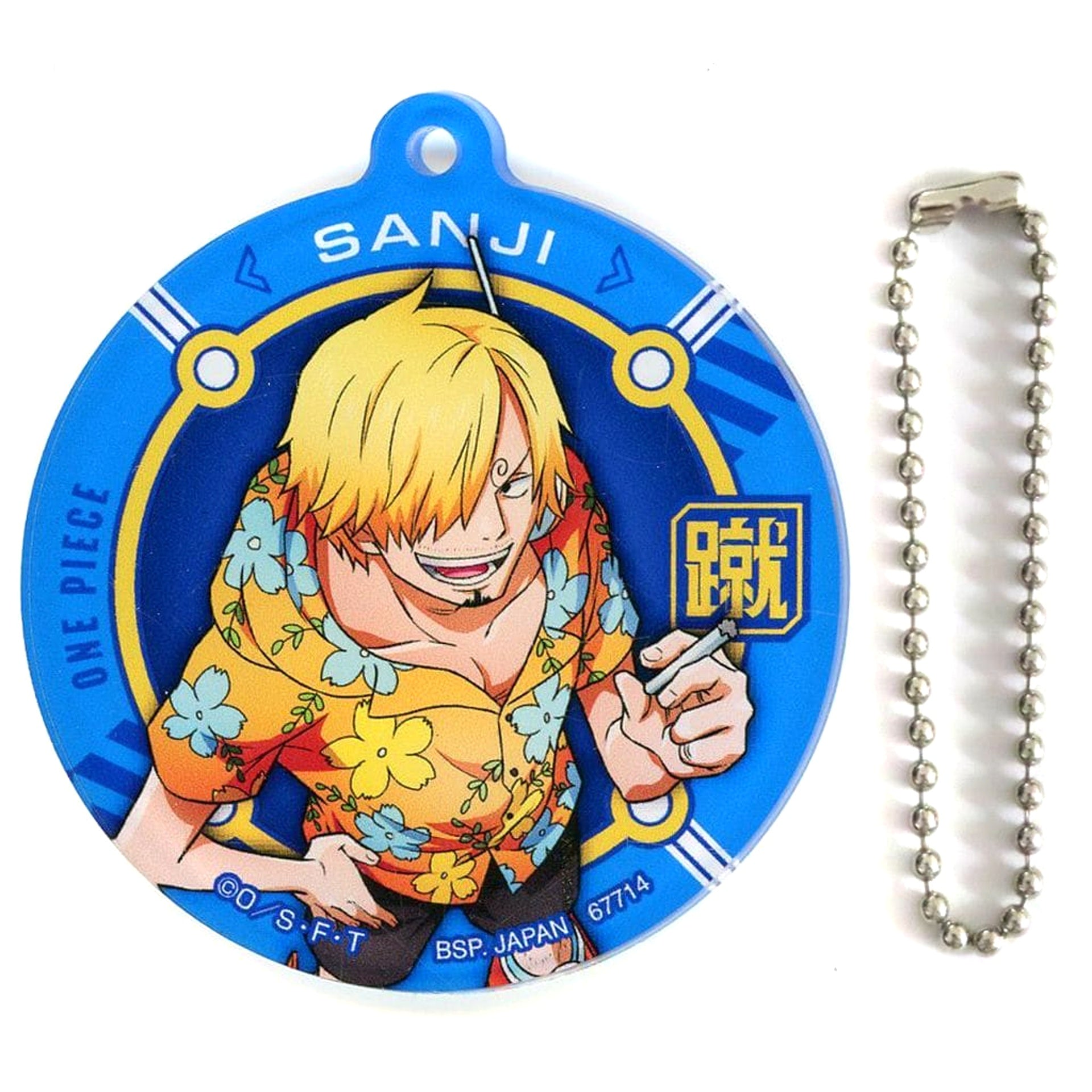 One Piece Sanji Natural Proportions Ichiban Kuji Future Island Egghead: Feelings for You Acrylic Charms Straw Hat Store Collaboration Exclusive Prize J [USED]