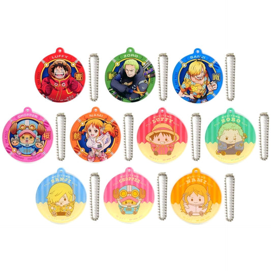 One Piece Monkey D. Luffy & Others All 10 Types Set Ichiban Kuji Future Island Egghead: Feelings for You Acrylic Charms Straw Hat Store Collaboration Exclusive Prize J [USED]