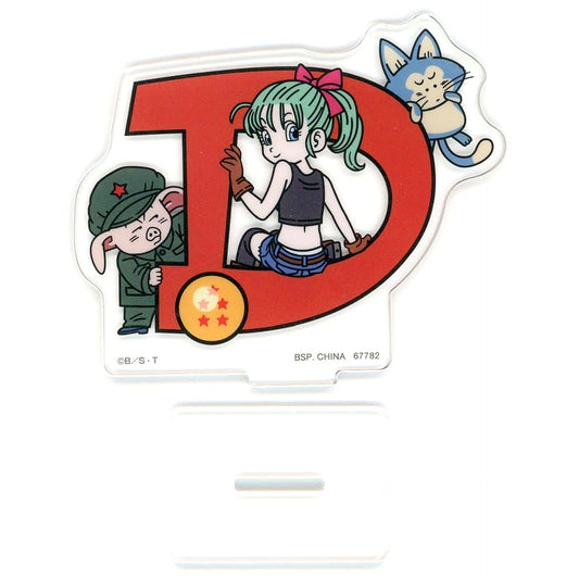 Dragon Ball Ichiban Kuji Assemble Collection Son Goku Boyhood Arc Prize H Acrylic Stand Bulma & Puar & Oolong Acrylic Stands [USED]