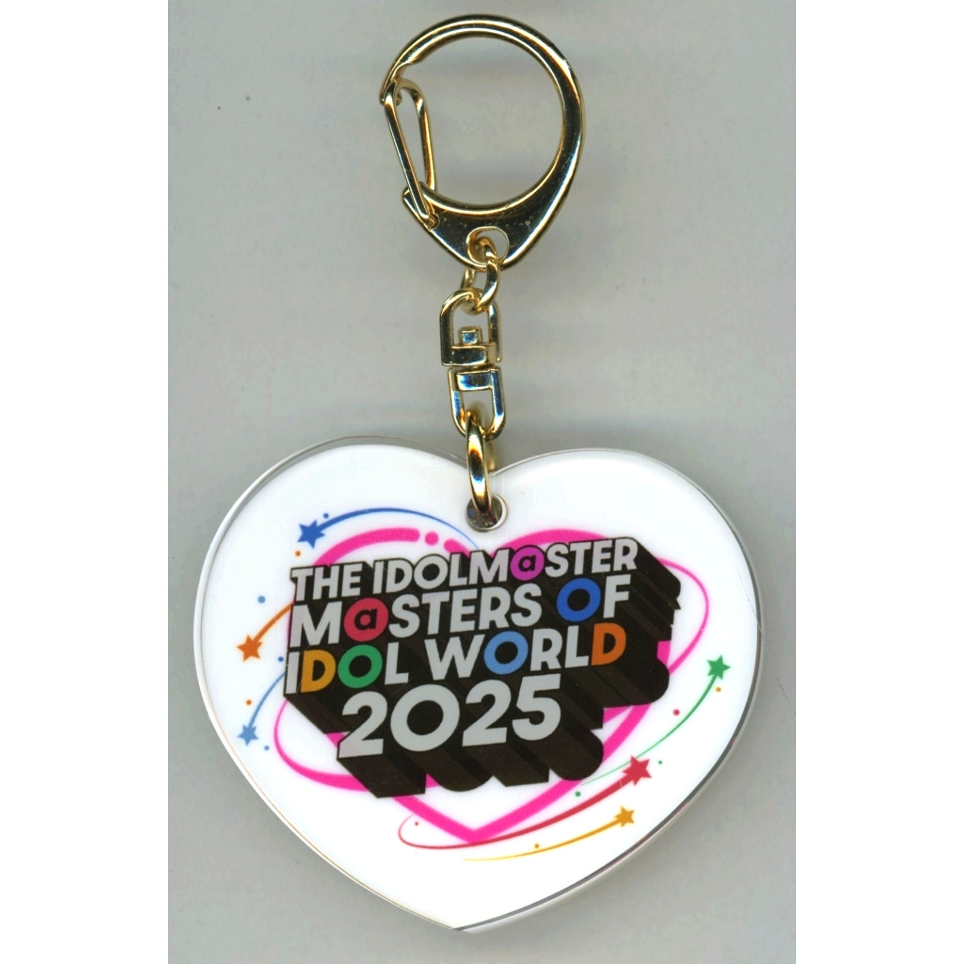 Logo THE IDOLM@STER Official Keychain M@STERS OF IDOL WORLD 2025 [USED]