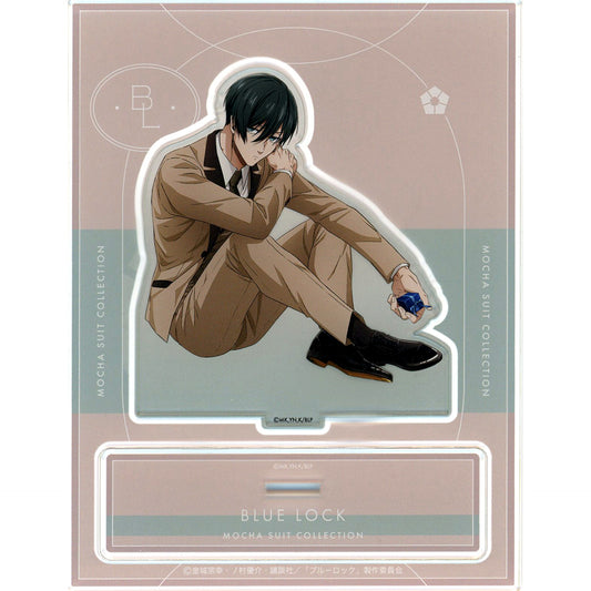Rin Itoshi MOCHA SUIT Ver. Big Acrylic Stand Blue Lock MOCHA SUIT COLLECTION [USED]