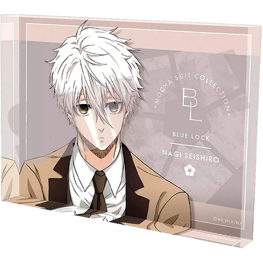 Seishiro Nagi MOCHA SUIT Ver. Acrylic Block Blue Lock MOCHA SUIT COLLECTION [USED]