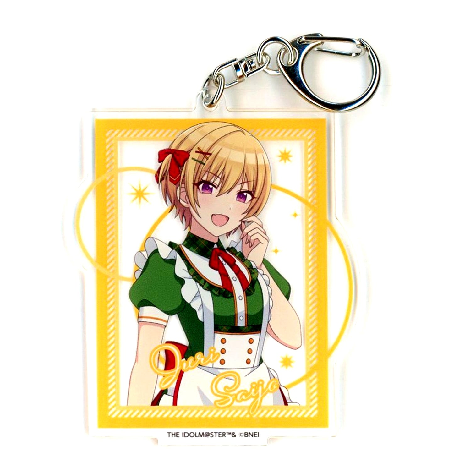Juri Saijo The Idolm@ster Shiny Colors Acrylic Keychain Seven Net Limited [USED]