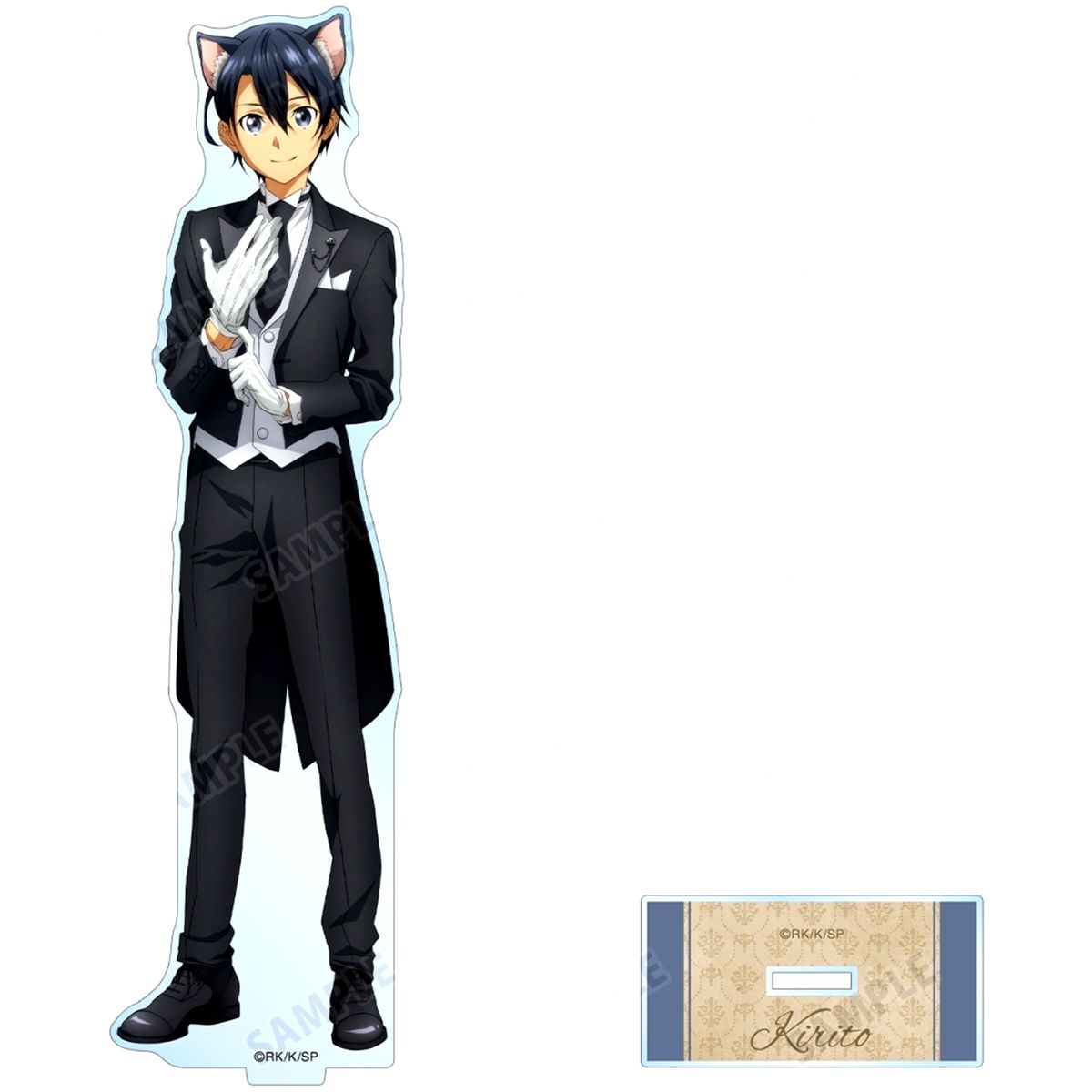Kazuto Kirigaya Original Illustration Cat Ear Butler Maid Version Big Acrylic Stand Sword Art Online [USED]