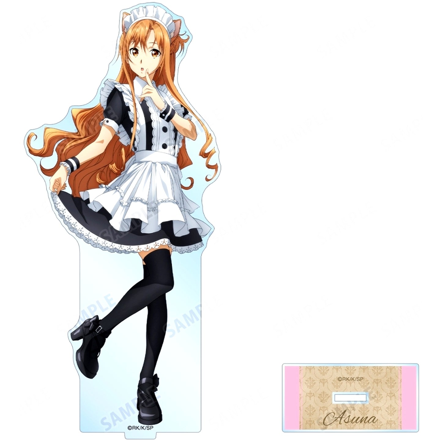 Asuna Illustration Cat Ear Butler Maid Ver. BIG Acrylic Stand Sword Art Online [USED]