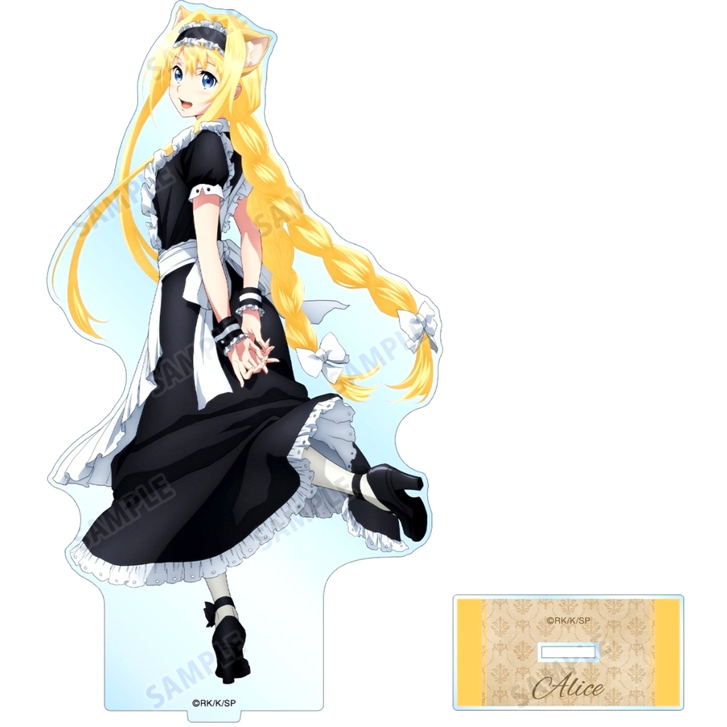 Alice Illustration Cat Ear Butler Maid ver. Sword Art Online BIG Acrylic Stand [USED]
